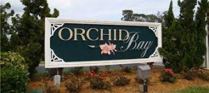 Orchid Bay sign